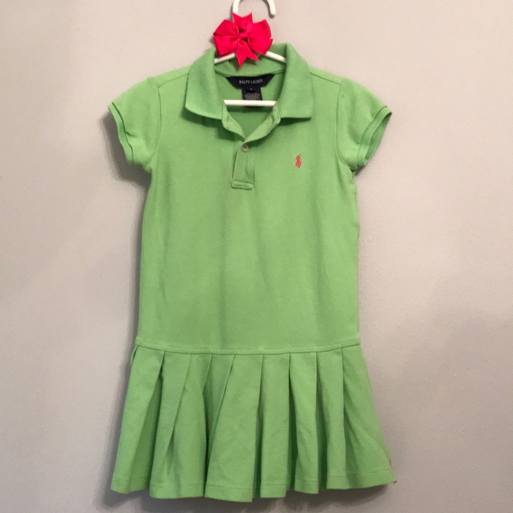 EUC Ralph Lauren dress w/ bow sz6